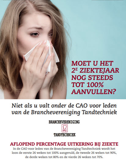 Eigen CAO voor leden van de Branchevereniging Tandtechniek