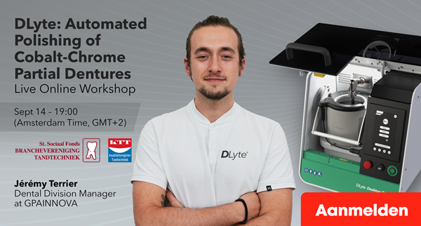 Webinar/Online Workshop DLyte: Automated Polishing of Cobalt-Chrome Partial Dentures